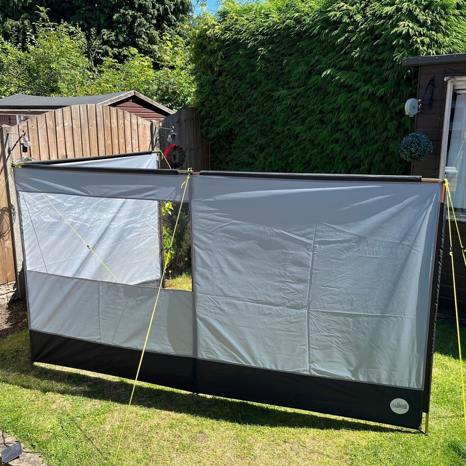 DELUXE WINDBREAK 4 metre TOP CROSS RIDGE SUPPORT POLES in CARRY BAG ...