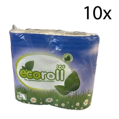 ECO TOILET ROLLS - 10 packs - 40 rolls Motorhome Caravan Camper Boat luxury soft