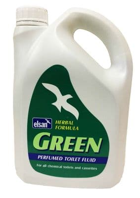 ELSAN GREEN 2 litre TOILET FLUID caravan camping motorhome