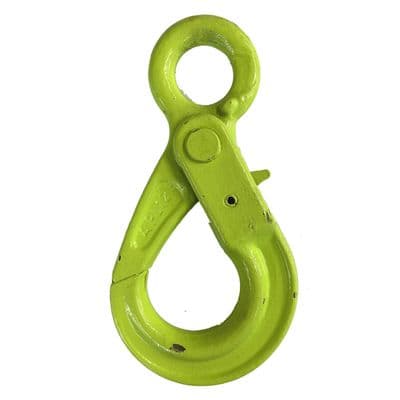 Eye Self Locking Hook 13mm 6.7T G10 Grade 100 Chain Sling Lifting Self Autolock