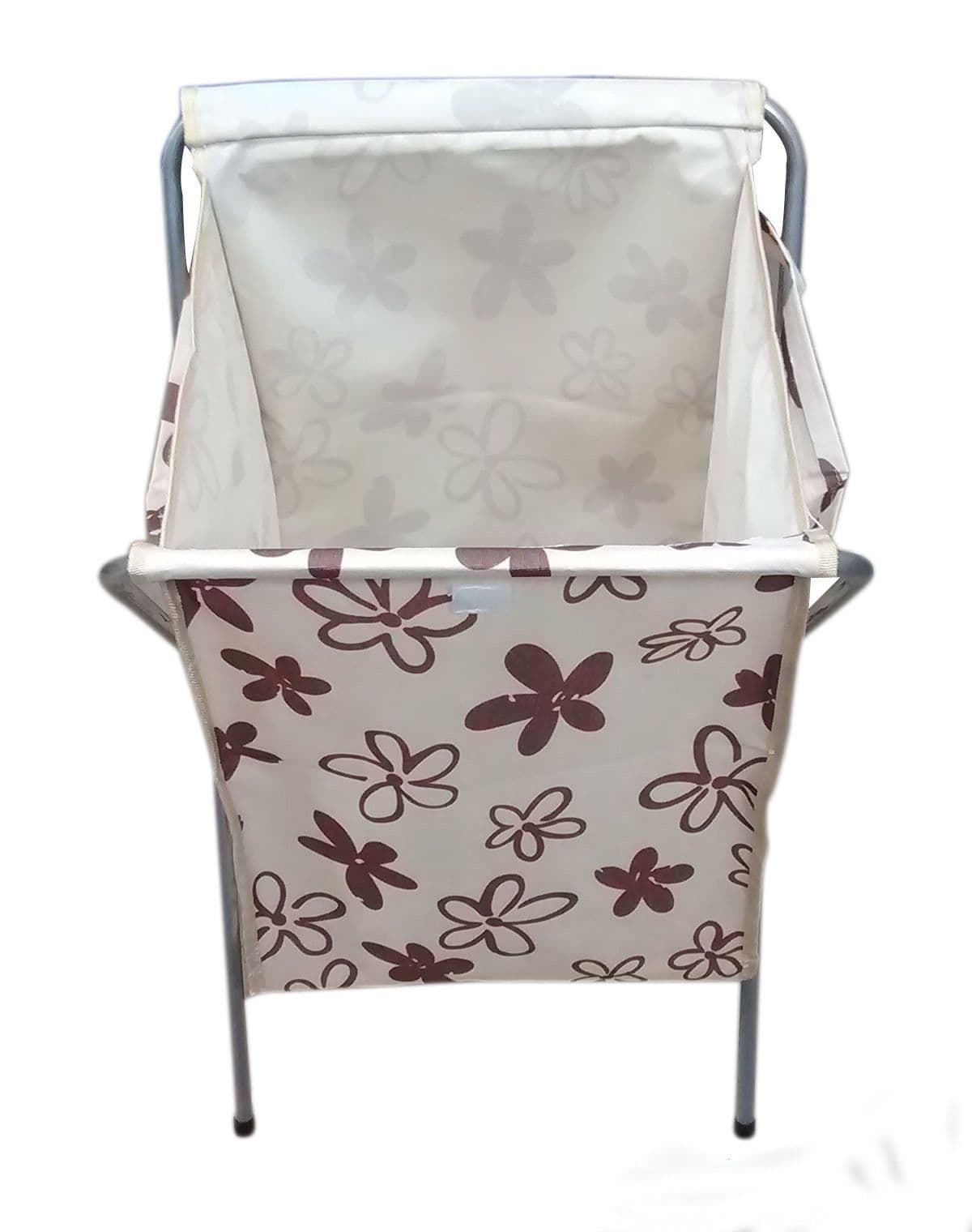 FOLDING COLLAPSIBLE LIGHTWEIGHT LAUNDRY BASKET STEEL FRAME Camping