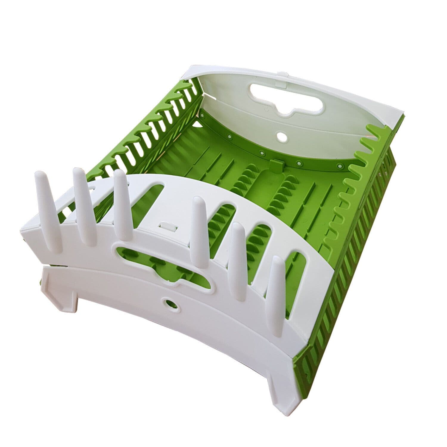 FOLDING DISH DRAINER DRYING RACK kitchen caravan motorhome boat collapsible