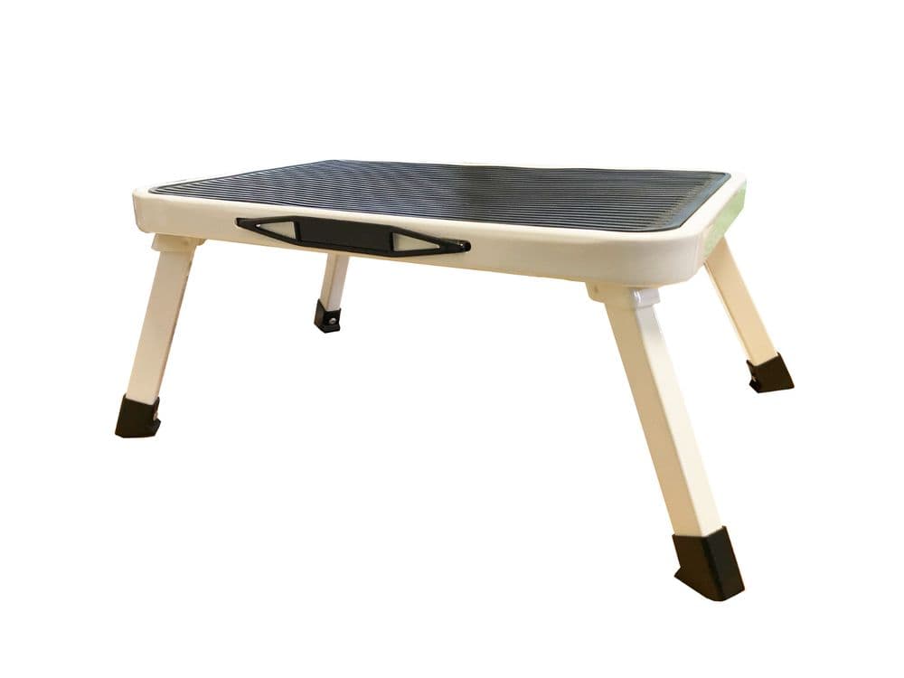 FOLDING STEP STOOL foldable collapsible kitchen step bathroom ...