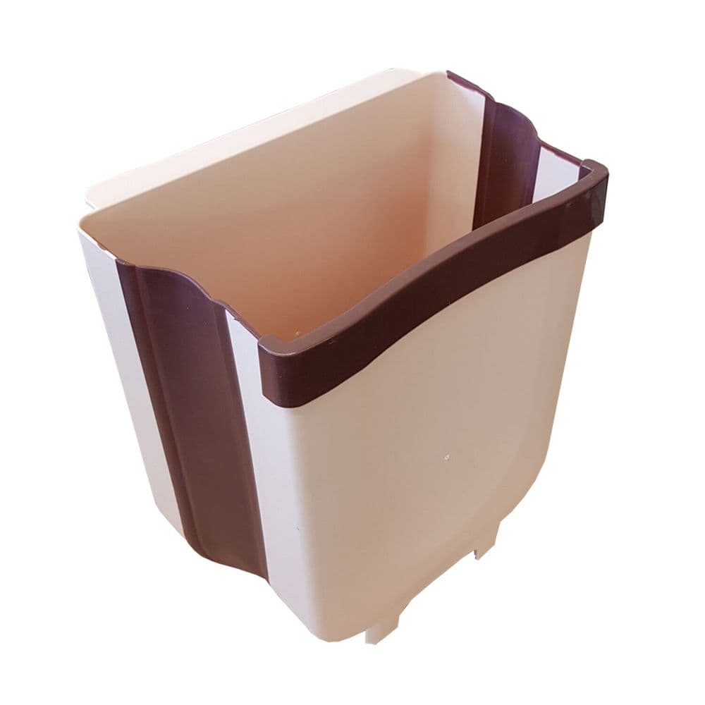 FOLDING WASTE BIN for KITCHEN CUPBOARD DOOR caravan motorhome hanging