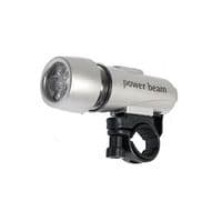 FRONT BIKE LIGHT POWER BEAM 5 LED BRIGHT bicycle cycle mountain headlight torch