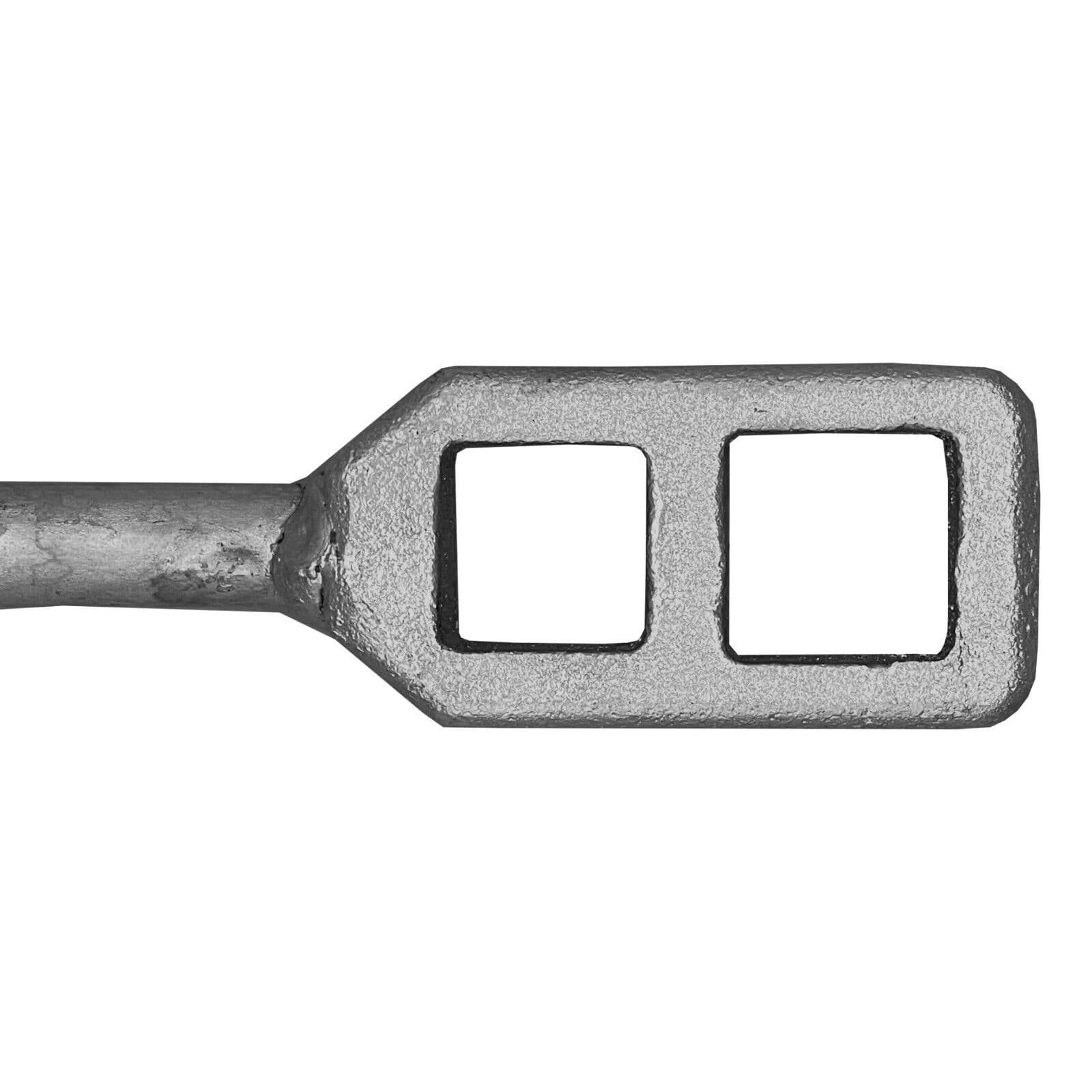 Galvanised Canal Lock Gate Windlass Boat Key Rotating Handle British