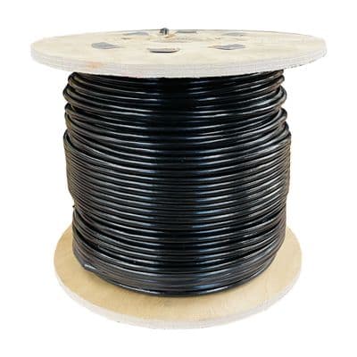 GALVANISED WIRE ROPE BLACK PVC COATED 1.5mm 2mm 3mm 4mm 6mm 7mm 1 m to 100 metre
