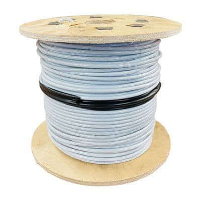 GALVANISED WIRE ROPE WHITE PVC COATED 3mm 4mm 5mm 6mm 8mm 10mm 12mm 1m to 100 mt