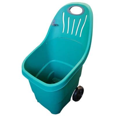 GARDEN CADDY TROLLEY CART WHEELBARROW lawn waste weeds rubbish gardening