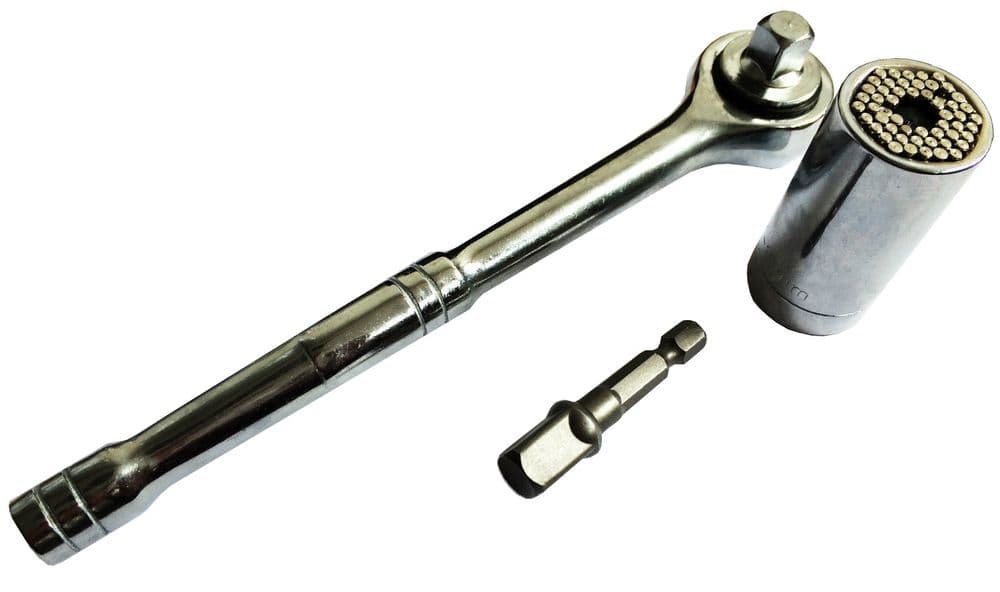 GATOR type GRIP REFLEX GRIP UNIVERSAL SOCKET WRENCH KIT drill adaptor