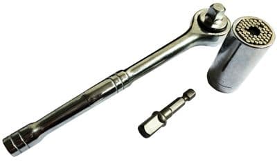 GATOR type GRIP REFLEX GRIP UNIVERSAL SOCKET WRENCH KIT drill adaptor MULTI USE