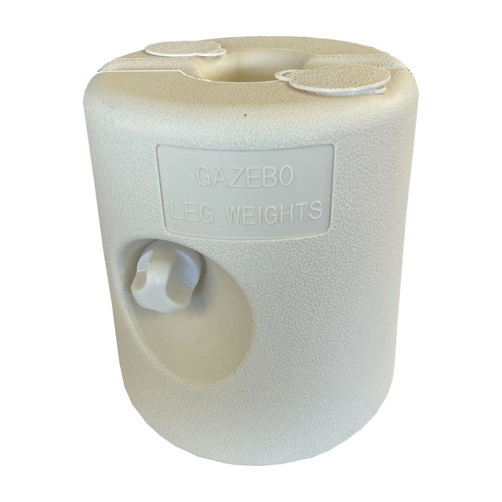 GAZEBO LEG WEIGHTS 4 pcs set WHITE marquee market stall canopy tent