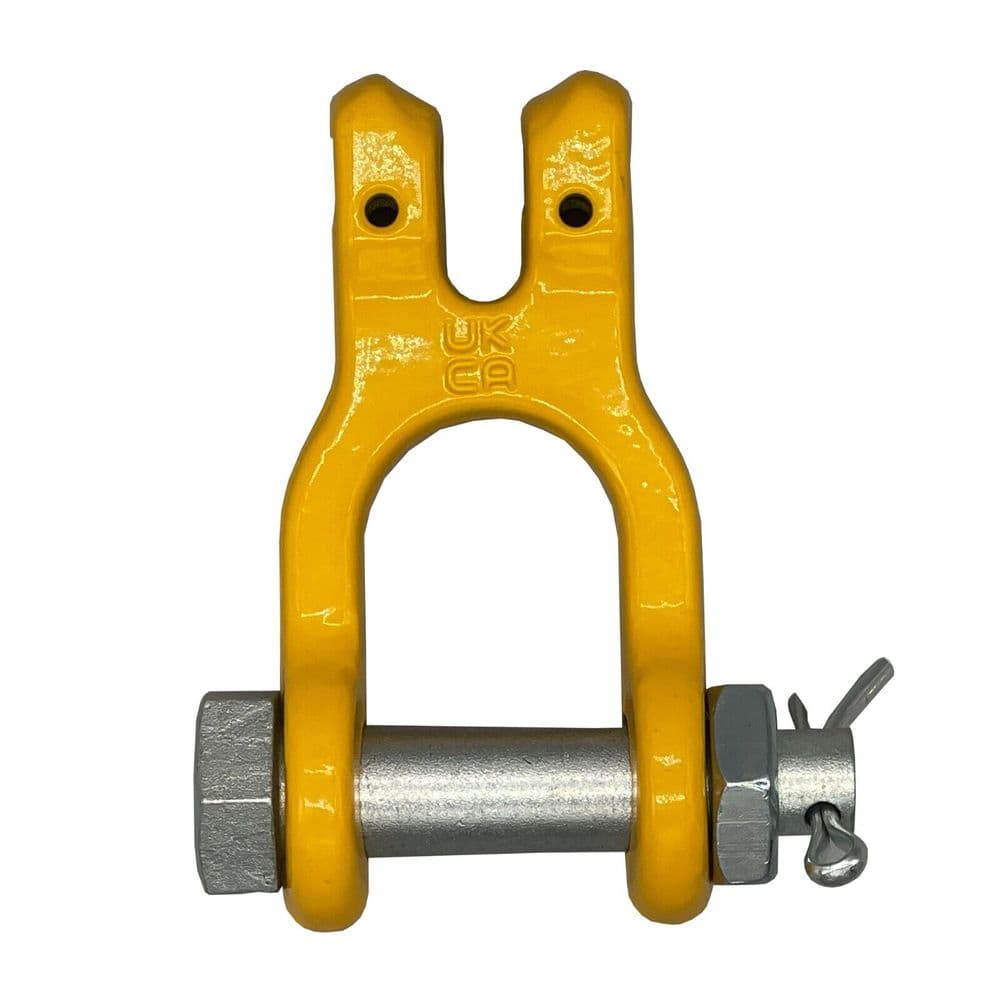 Grade 80 Alloy Steel Clevis Shackle to suit 10mm Lifting Chain - SWL 3 ...