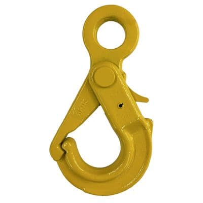 Grade 80 Eye Type Auto Self Locking Hook Grip Latch 16mm 8 Ton Chain Sling 8T