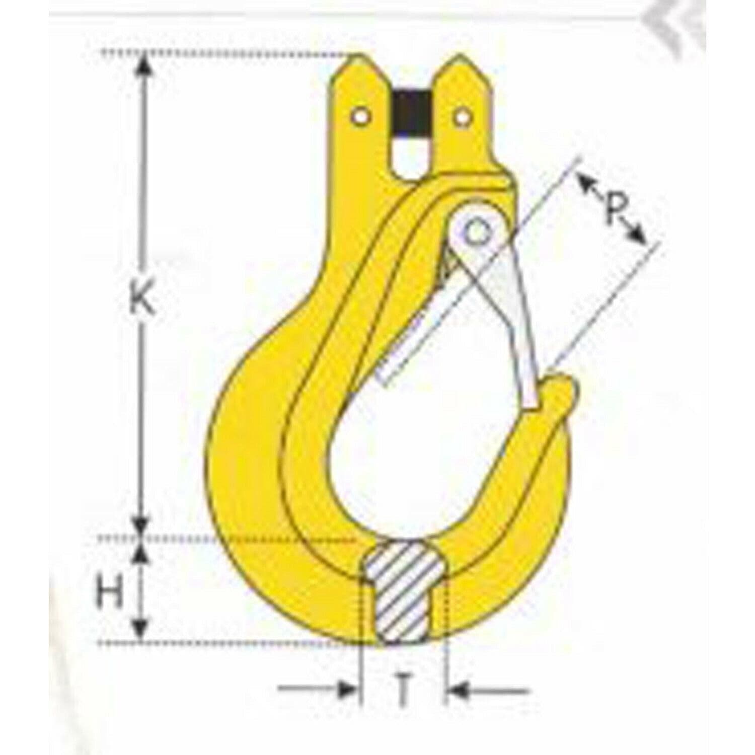 G80 Us Type Clevis Grab Hook for Chain Sling - Clevis Sling Hook and