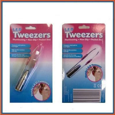 Hand Tweezers with LED Light - Perfect for Models Hobby Jewellery Design Repair