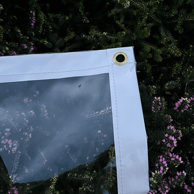 Heavy Duty Clear Glass Waterproof Tarpaulin – High Definition Clear Window Sheet