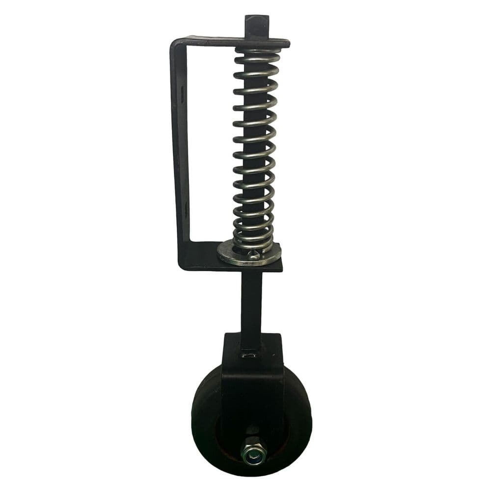 Big Wheel Spring Loaded Heavy Duty Gate Wheel Spring Loaded Black Support Jockey Door Stable Castor