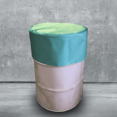 Heavy Duty PVC Cylinder Drum Cover 600gsm – Chain Barrel Drum Industrial Cover