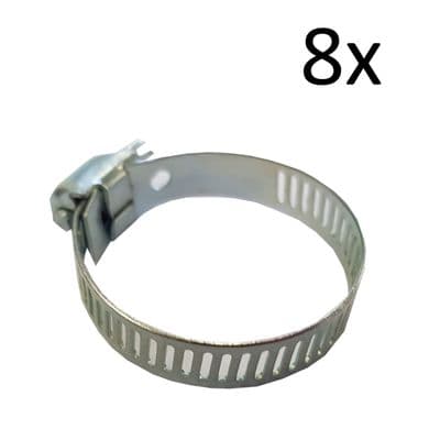 JUBILEE HOSE CLIPS CLAMPS (M2-025) pipe clip clamp zinc plated