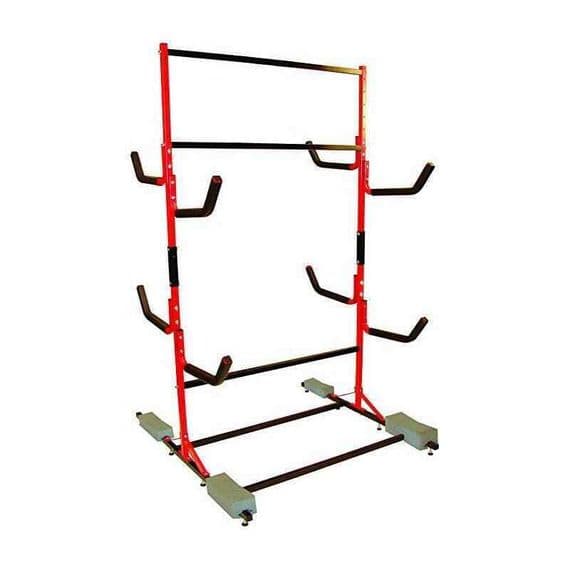 KAYAK / CANOE / SUP FREE STANDING STORAGE RACK DISPLAY STAND - HOLDS 6 ...