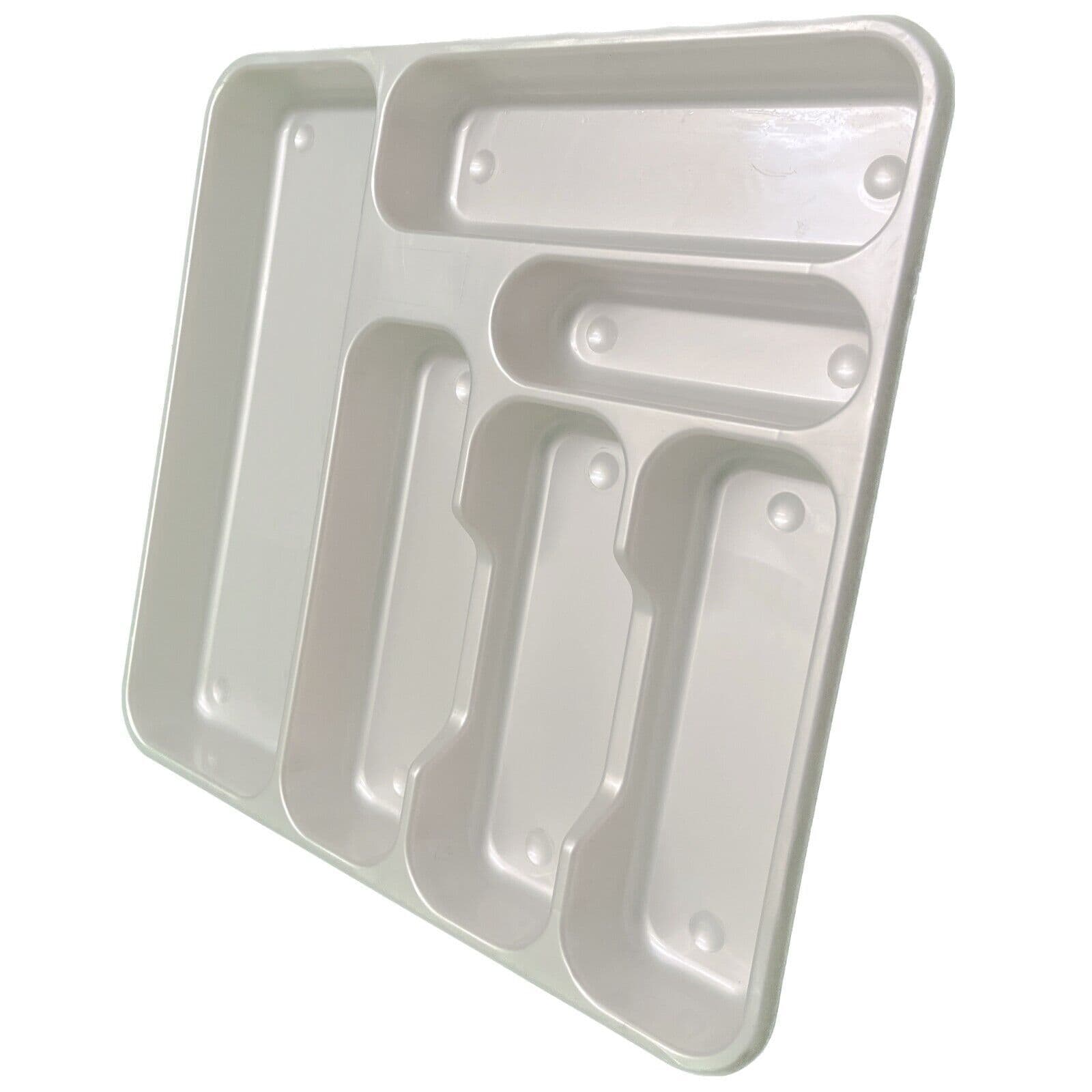 Large Cutlery Tray Plastic Kitchen Organiser Holder Drawer Insert Tidy