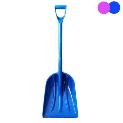 LARGE PLASTIC SHOVEL SPADE equestrian horse stable farm manure tool Blue or Pink