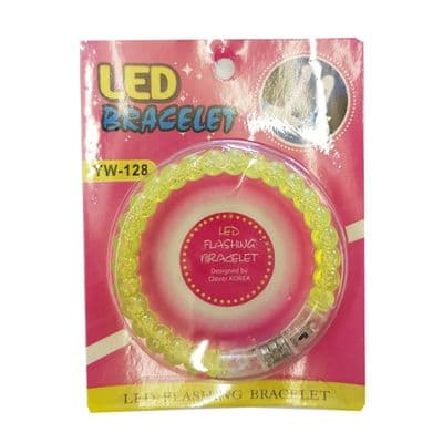 LED FLASHING BRACELET party childs picnic jewellery