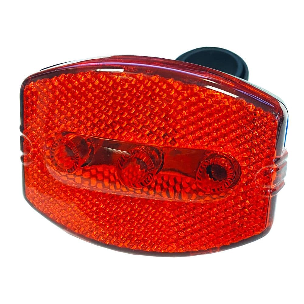 LED REAR BIKE LIGHT 3 LED BRIGHT safety hazard warning bicycle cycle