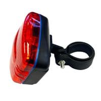 LED REAR BIKE LIGHT 3 LED BRIGHT safety hazard warning bicycle cycle mountain