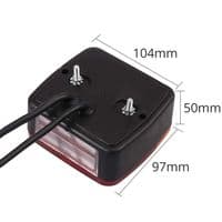 Magnetic Rear Trailer Light Set Lightboard Towing Lamps 4.5M Cable Truck Tractor