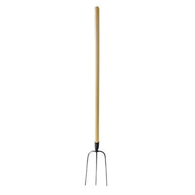 Manure Hay Muck Out 3 Prong Fork with Hard Wood Handle farm horse agricultural