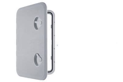 MARINE ACCESS BOAT DECK INSPECTION HATCH 370mm x 375mm WHITE motorhome yacht