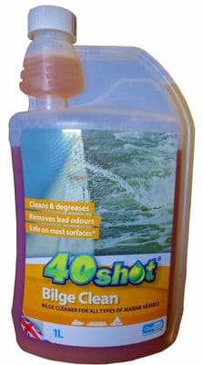 MARINE BOAT BILGE CLEANER 40 SHOT (will do 10 x 30 feet boats in 1 bottle) barge
