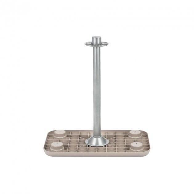 MARINE BOAT TABLE with LEG PEDESTAL KIT - IVORY 699mm x 406mm yacht ...
