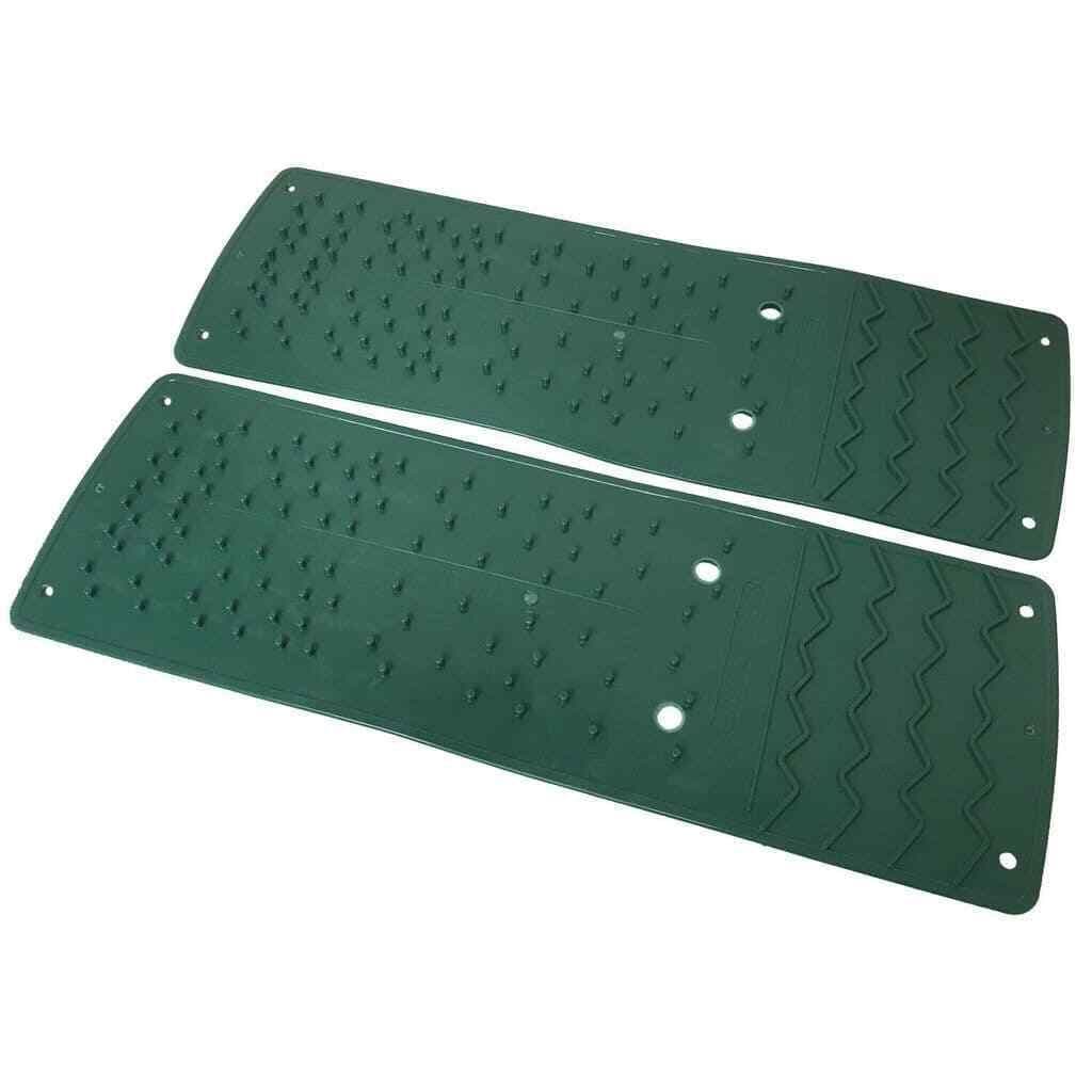 Wawaauto Foldable Emergency Tire Traction Mat Car Escaper Ideal To Unstuck Your From Snow Ice Mud And Sand -2 Pack