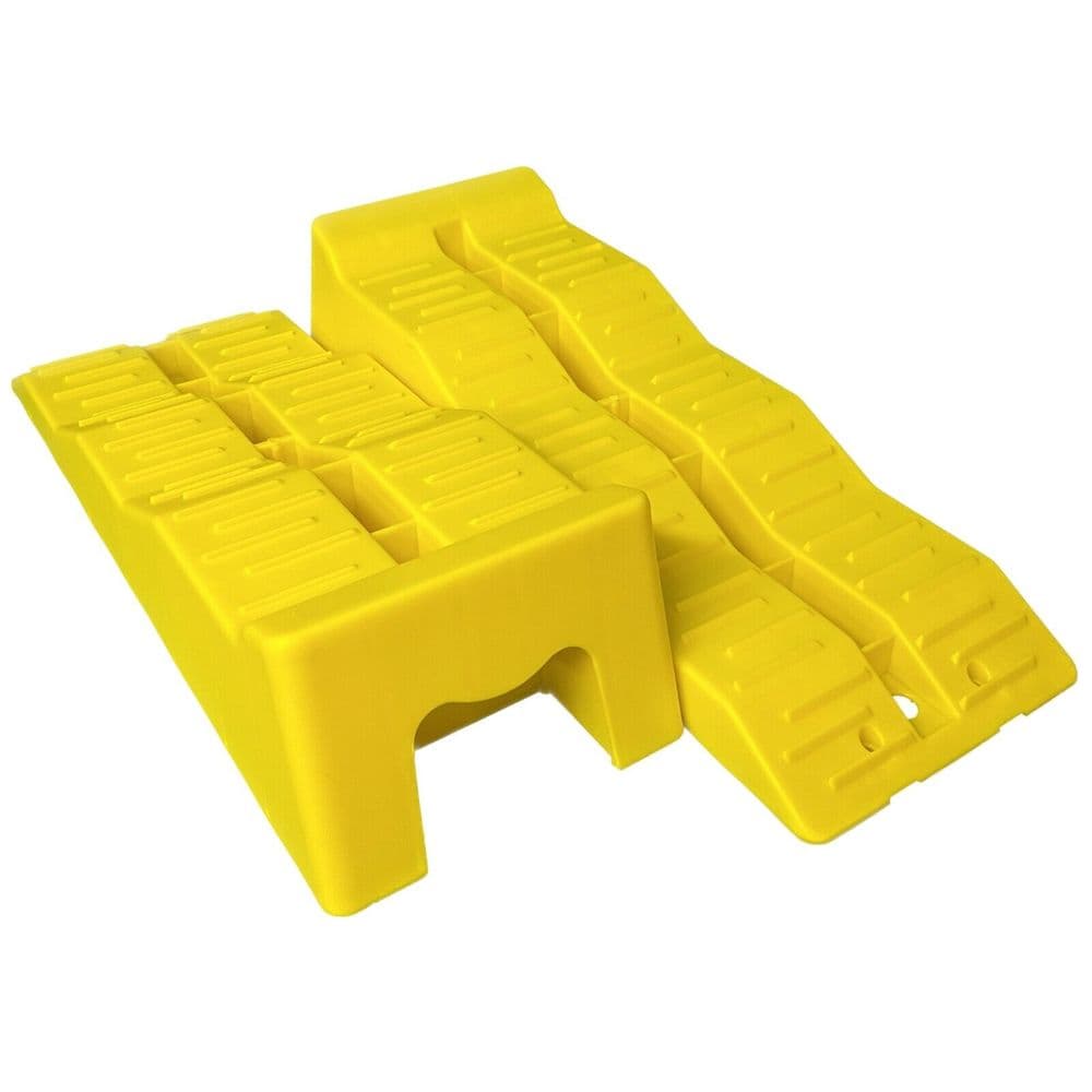 Cmaper Ramp Motorhome Caravan Levelling Ramps Level Up Blocks 5T 3 Step Heavy Duty ...