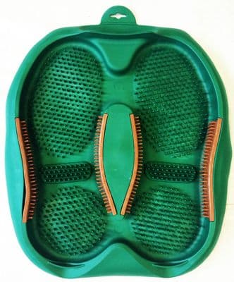 MUD AWAY RUBBER DOOR MAT boot shoe SCRAPER CLEANER