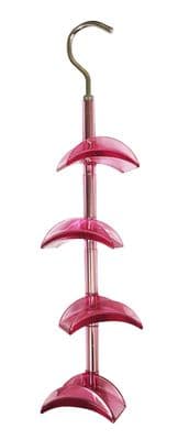 MULTI PURPOSE SWIVEL HANGER ORGANISER bag tie scarf coat bedroom caravan camping