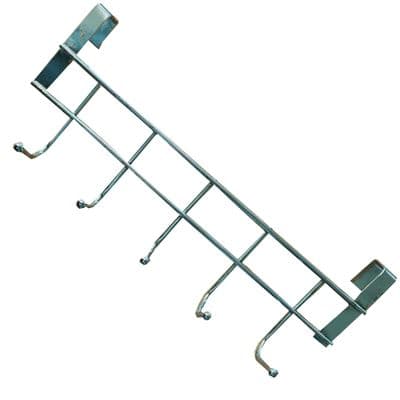 OVER THE DOOR COAT HANGER clothes storage holder rack organiser hats coats