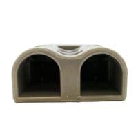 Pair 120 amp 600v GREY CABLE TERMINAL BATTERY CONNECTORS boat