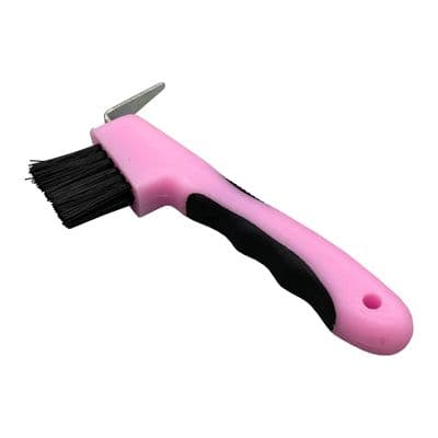 Pink Horse Hook Pick with Comfortable Soft Cover (BJ005 pony grooming equestrian