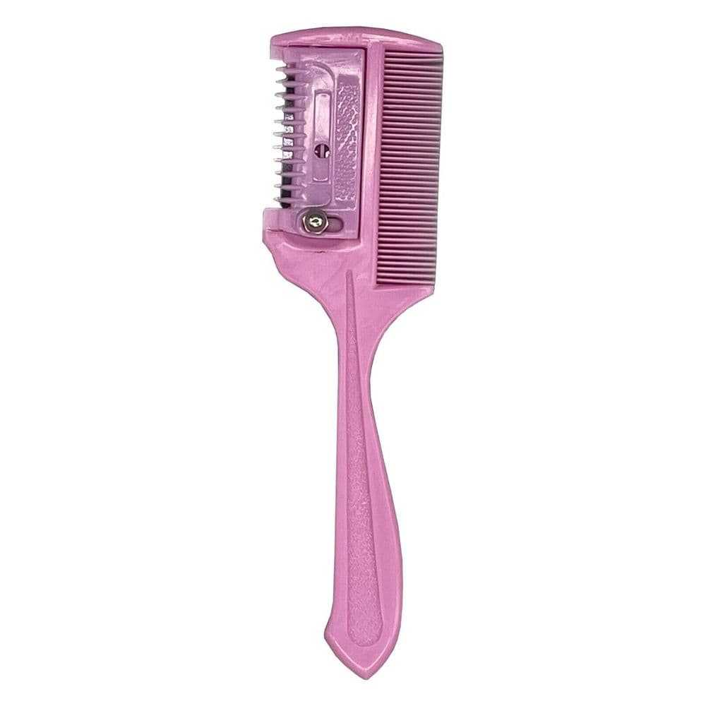 Pink Horse Thinning Mane Tail Grooming Comb with Razor Blade pony pet