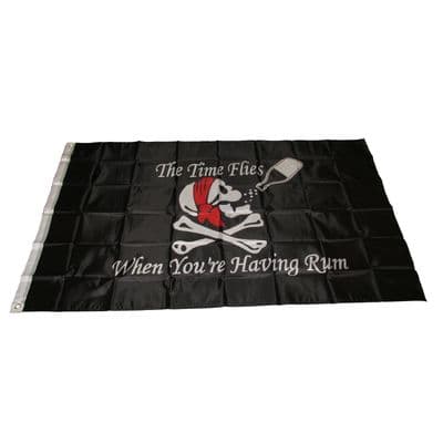 PIRATE FLAG  5ft x 3ft with EYELETS camping caravan motorhome