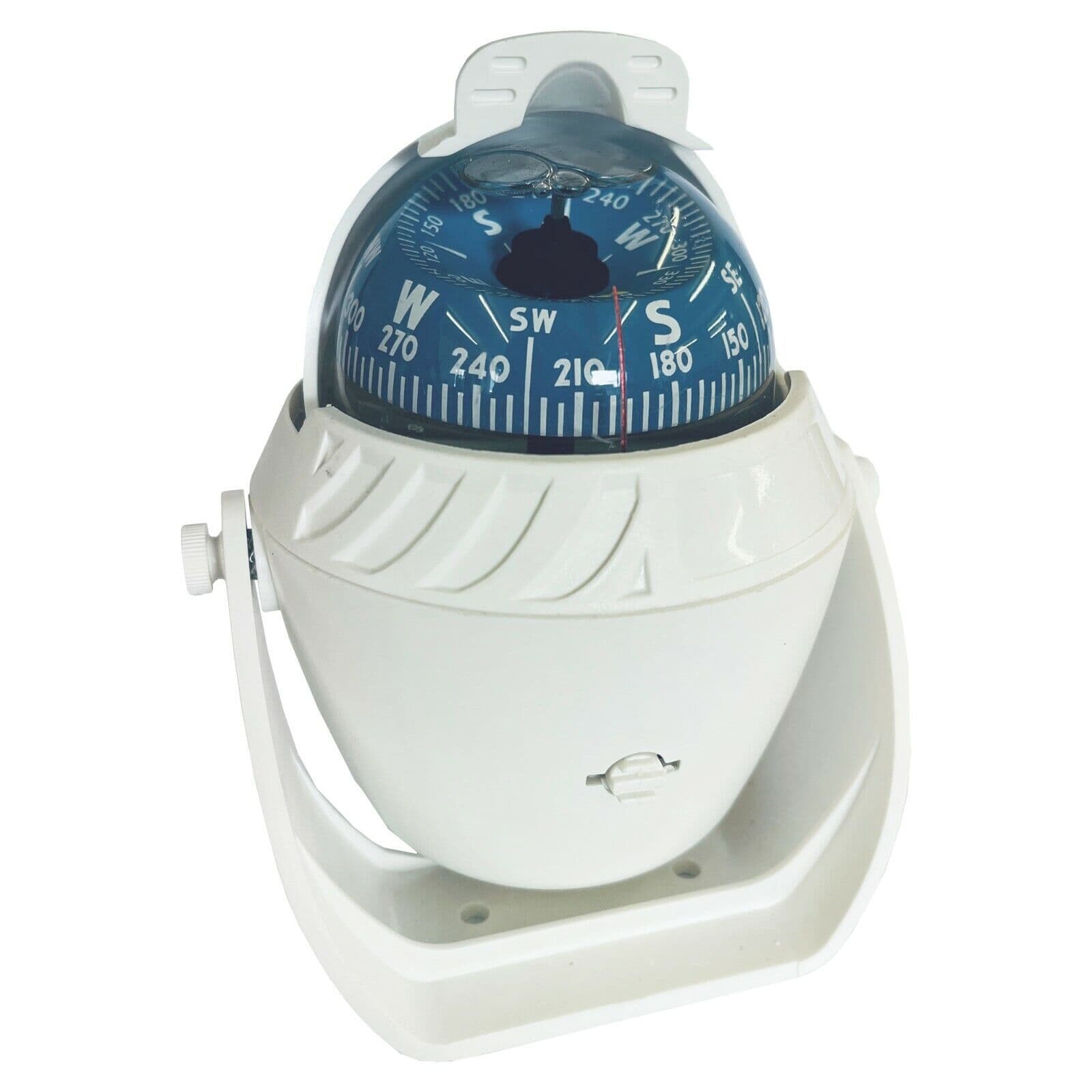 Sea Master Compass PIVOTING MARINE SEA COMPASS with BRACKET - WHITE boat fishing ...