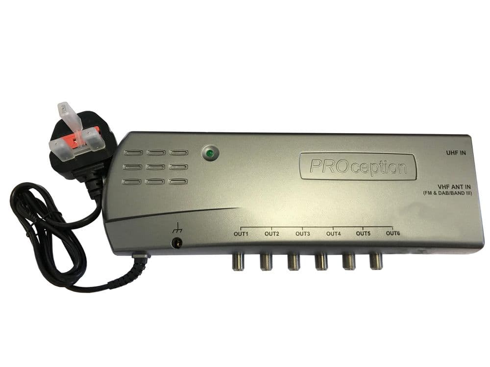 PROAMP26R MK3 6 WAY AMPLIFIER WITH RETURN PATH