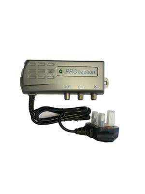 PROception 2 Way Professional Indoor Aerial Signal Booster Amplifier