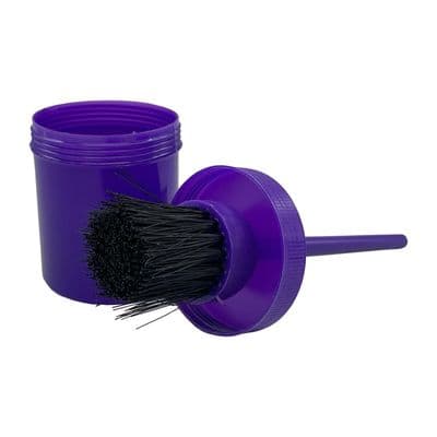Purple Hoof Dressing Oil Brush and Cap pony horse ponies equestrian