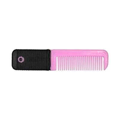 Purple Plastic Horse Mane + Tail Grooming Comb with Black Handle ponies dog pet