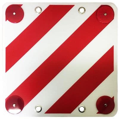 REAR WARNING SIGN REFLECTOR SAFETY SIGNAL  bike rack motorhome caravan